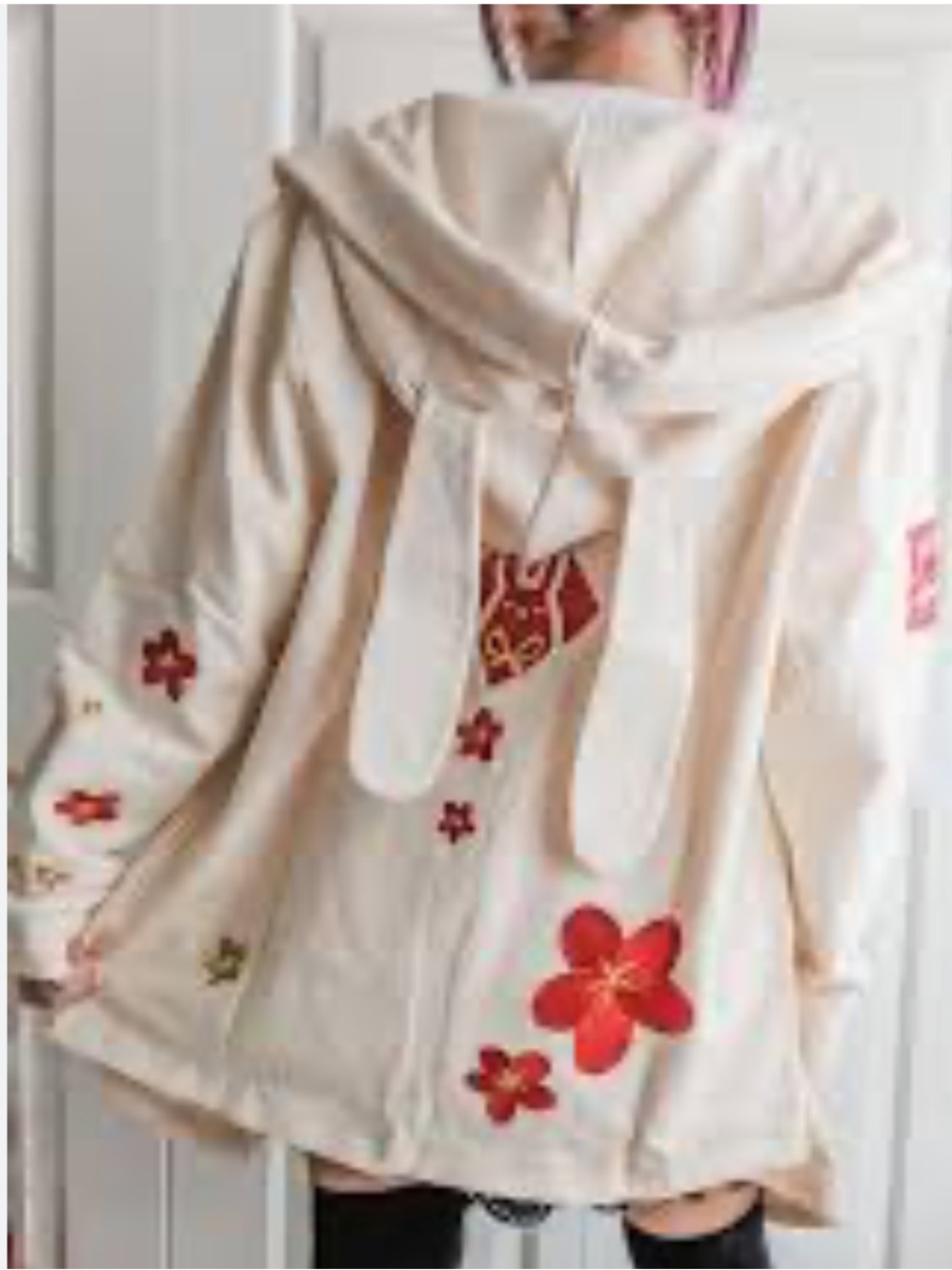 Chirofish Year Of The Rabbit Limited Edition Longline Hooded Cardigan Hoodie M